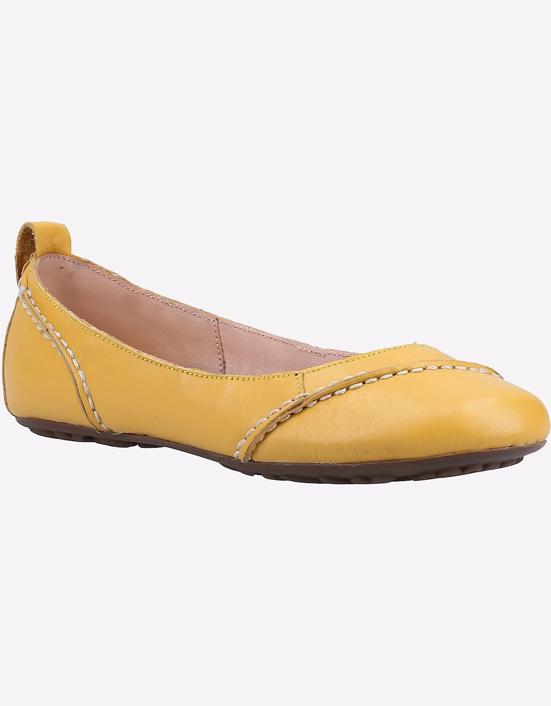 Hush Puppies Janessa Womens Ballerina Pumps Yellow