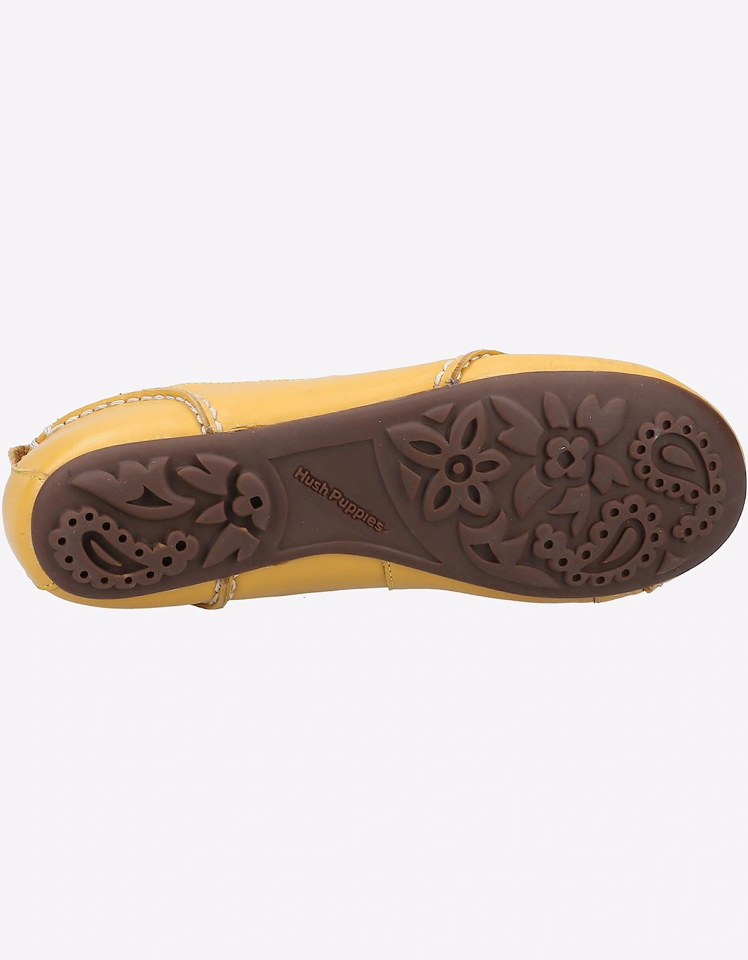 Hush Puppies Janessa Womens Ballerina Pumps Yellow