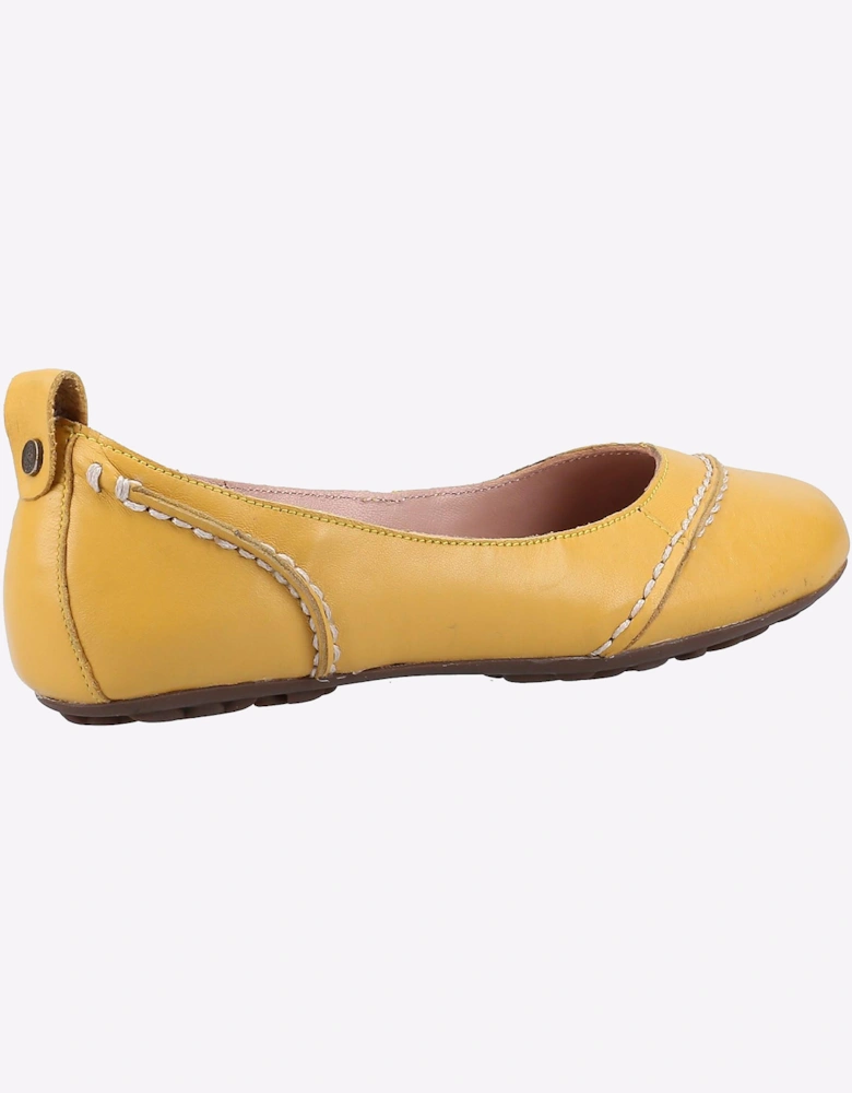 Hush Puppies Janessa Womens Ballerina Pumps Yellow