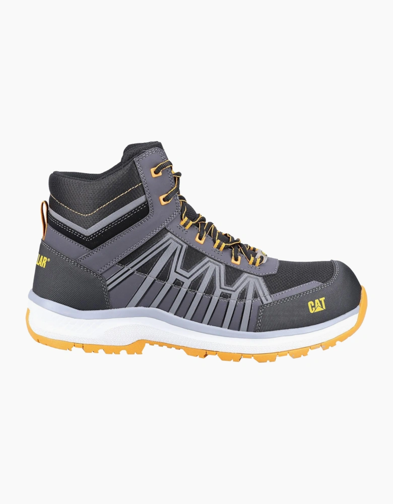 Caterpillar Safety Caterpillar Charge Mens Safety Hiking Boots Black/Orange