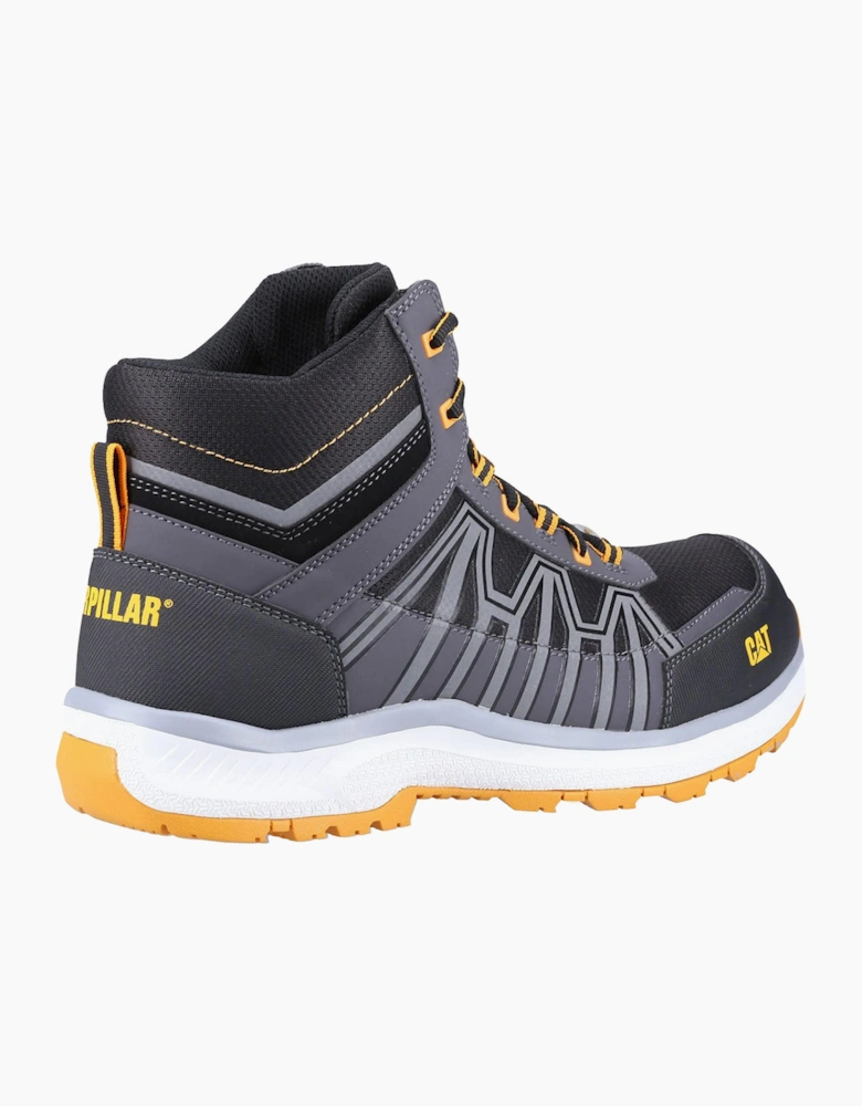 Caterpillar Safety Caterpillar Charge Mens Safety Hiking Boots Black/Orange
