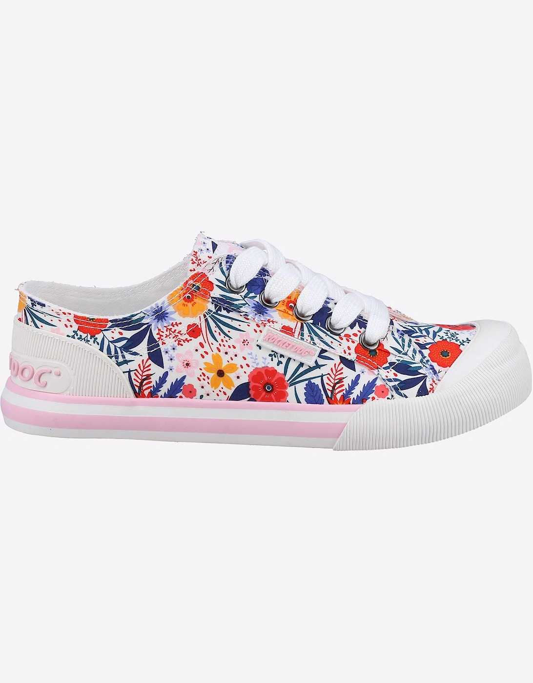 Rocket Dog Jazzin Malden Floral Womens Shoes White/Multi