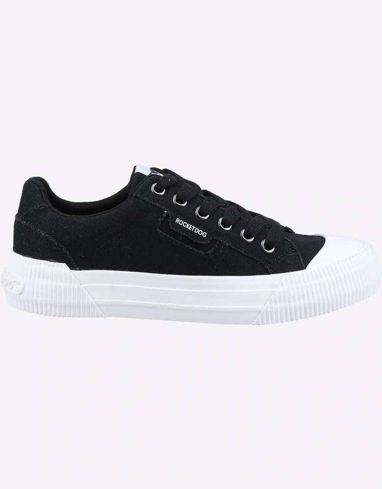 Rocket Dog Cheery Canvas Womens Shoes Black / White