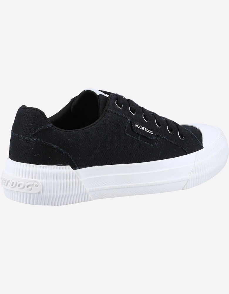 Rocket Dog Cheery Canvas Womens Shoes Black / White