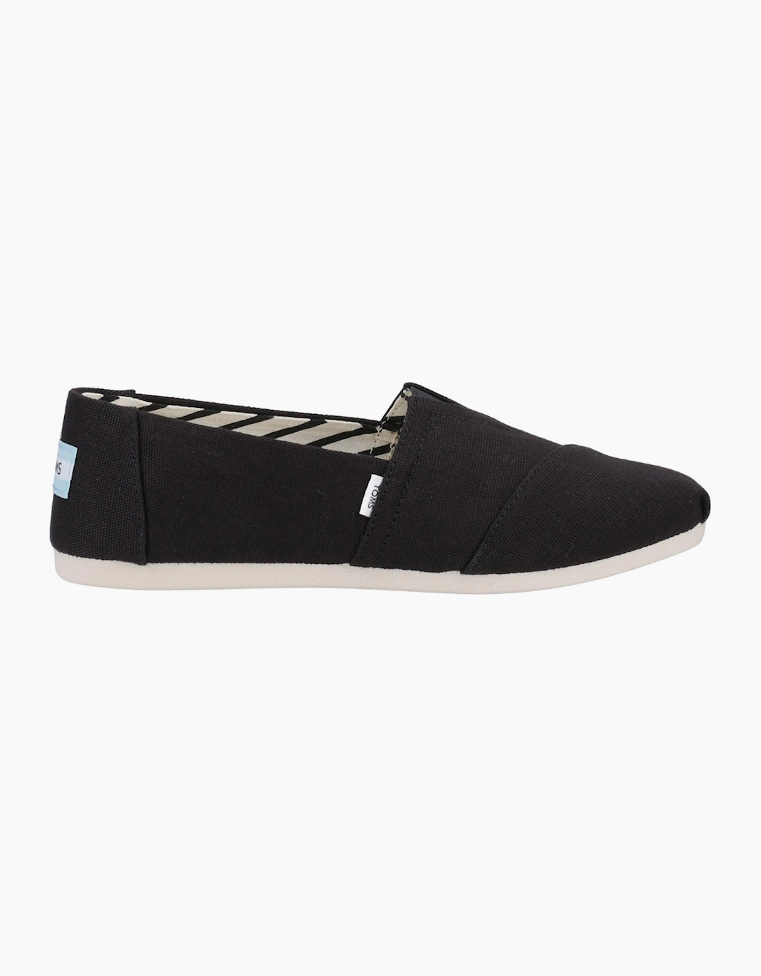 Toms Alpargata Womens Slip On Shoes Black