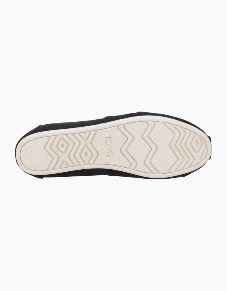 Toms Alpargata Womens Slip On Shoes Black