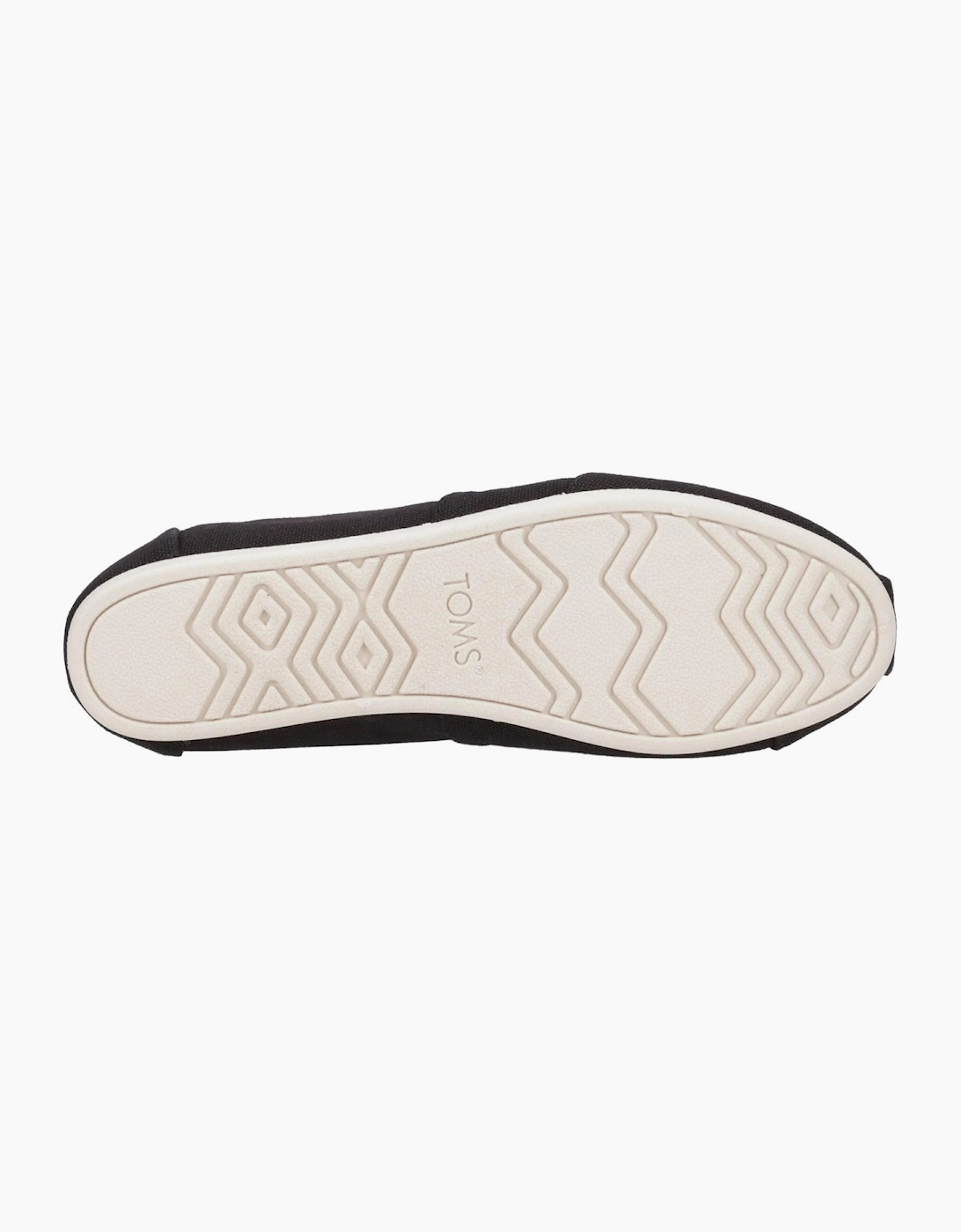 Toms Alpargata Womens Slip On Shoes Black