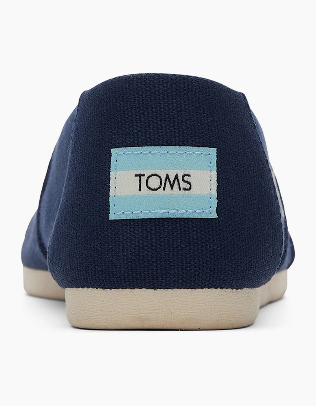 Toms Alpargata Womens Slip On Shoes Navy