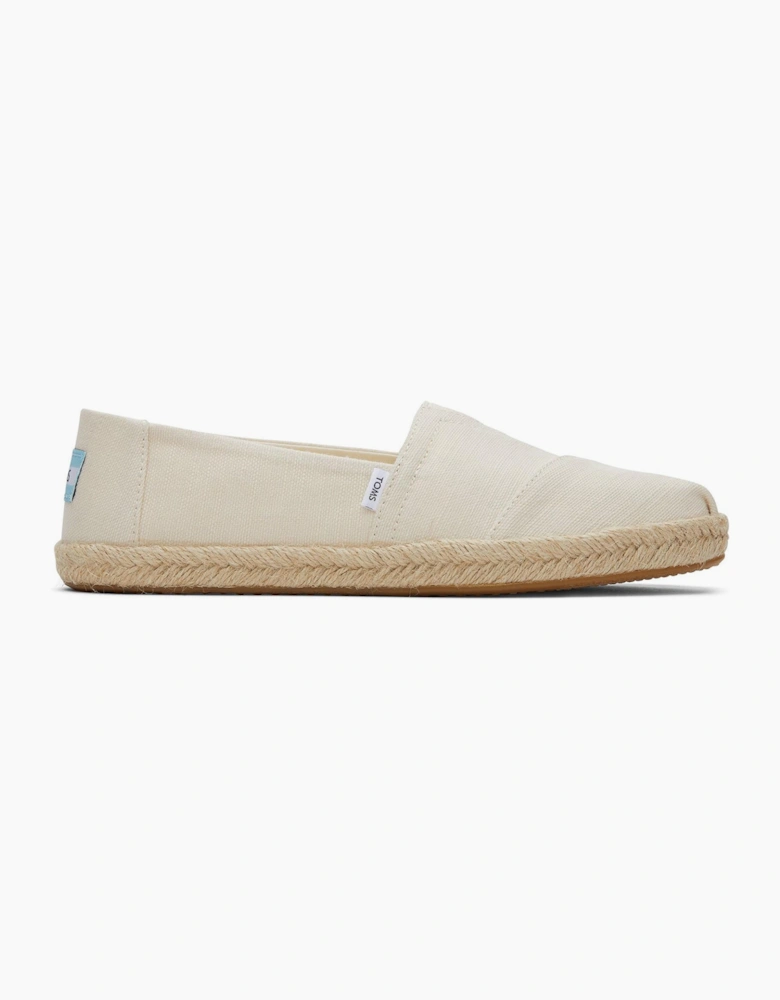 Toms Alpargata Rope Womens Slip On Shoes Natural