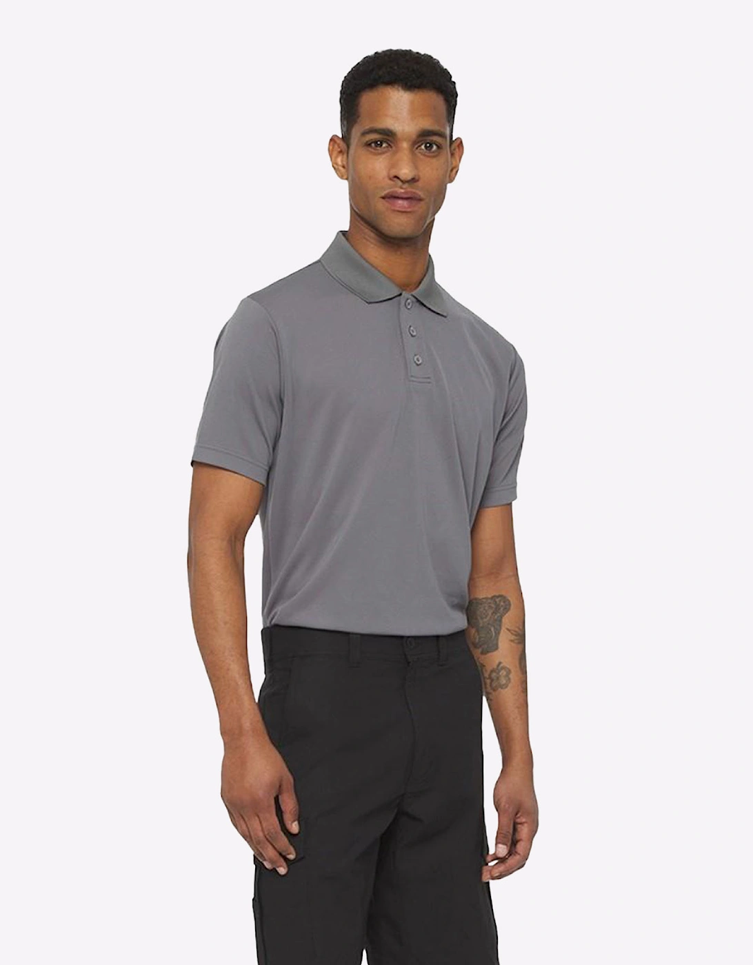 Dickies Everyday Polo Shirt Mens Grey
