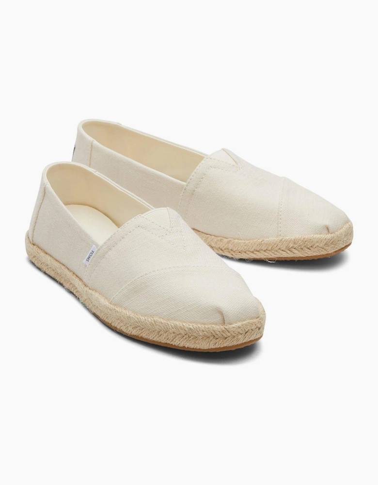 Toms Alpargata Rope Womens Slip On Shoes Natural