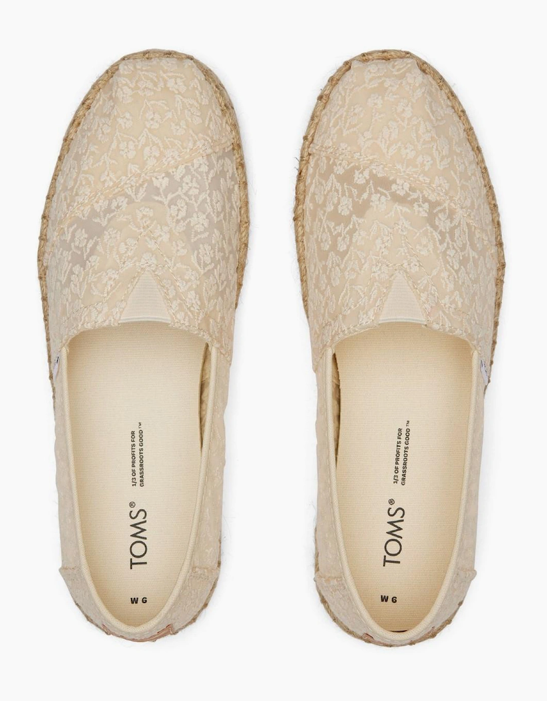 Toms Alpargata Rope Shoe Womens Natural