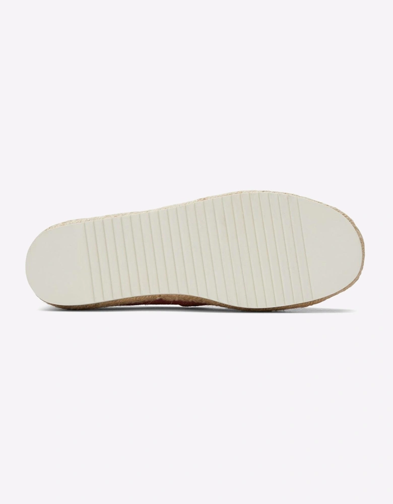 Toms Alpargata Platform Rope Shoes Womens Faded Rose