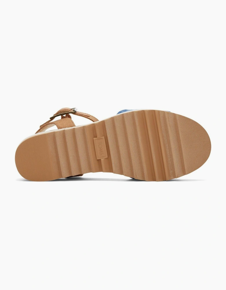Toms Diana Wedge Womens Blue