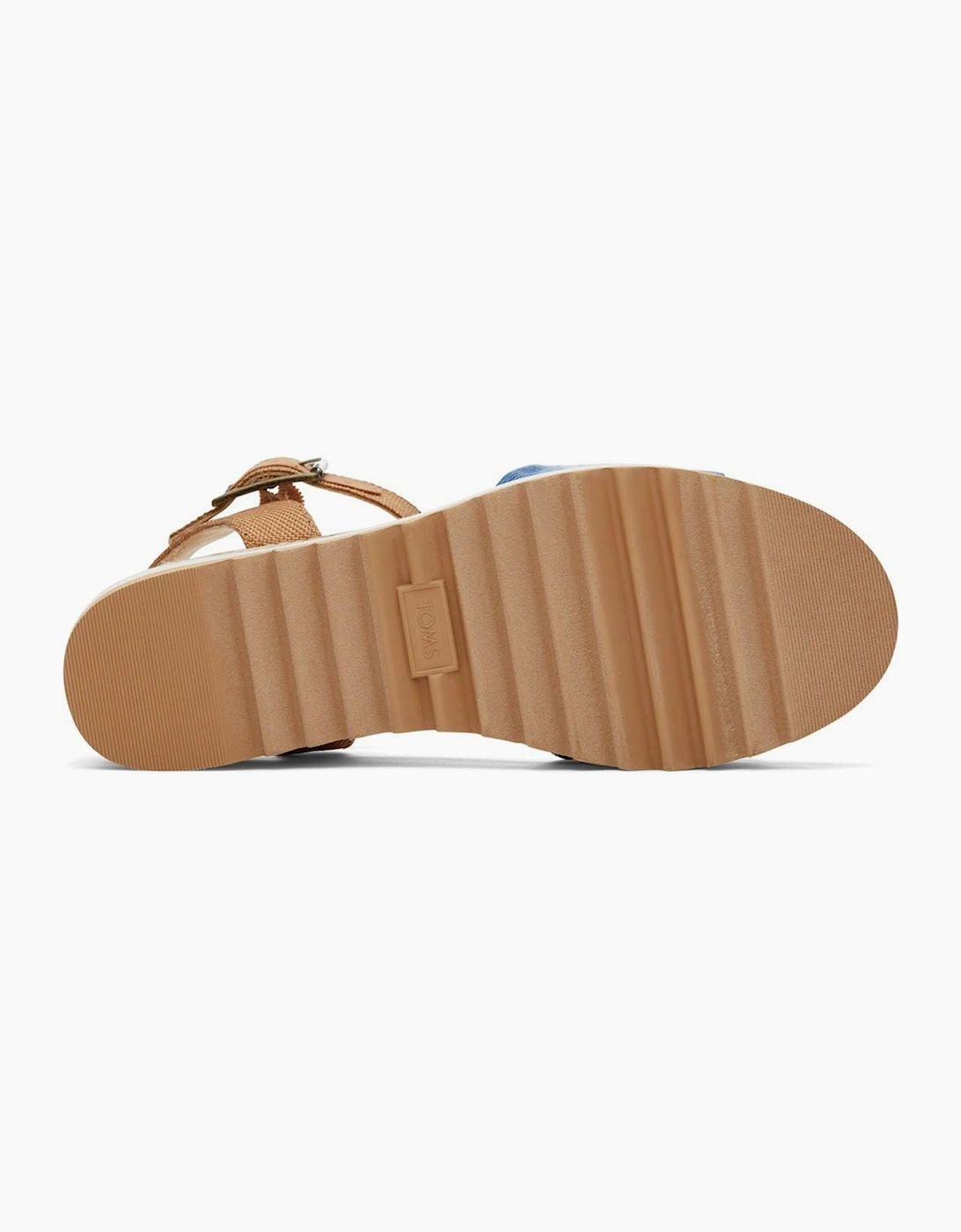 Toms Diana Wedge Womens Blue