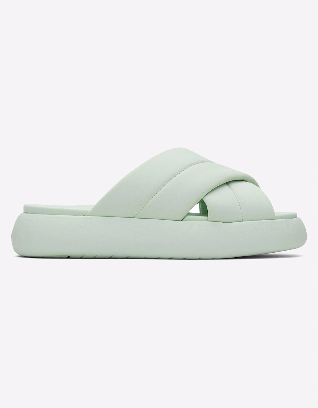 Toms Mallow Crossover Slides Womens Mint