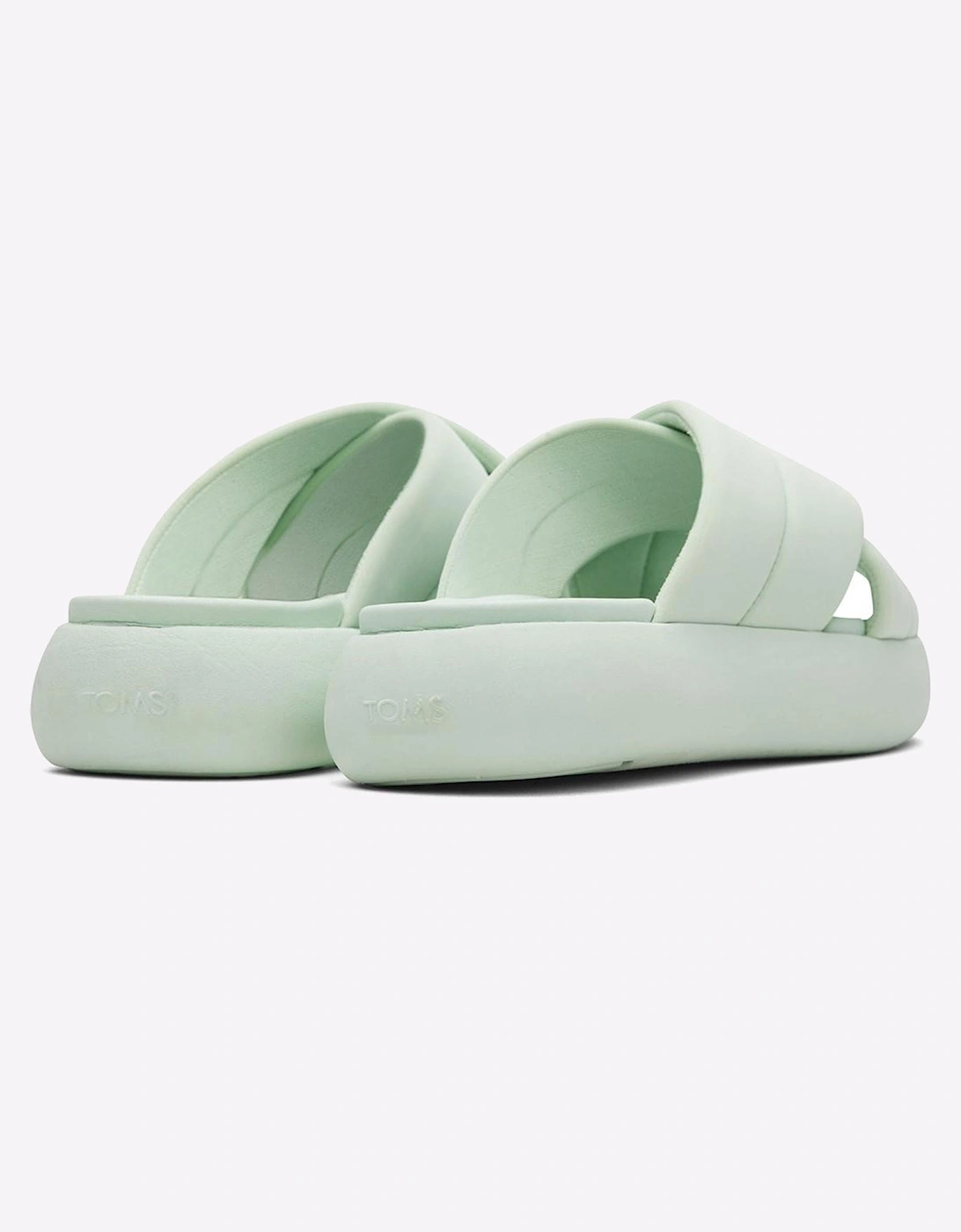 Toms Mallow Crossover Slides Womens Mint