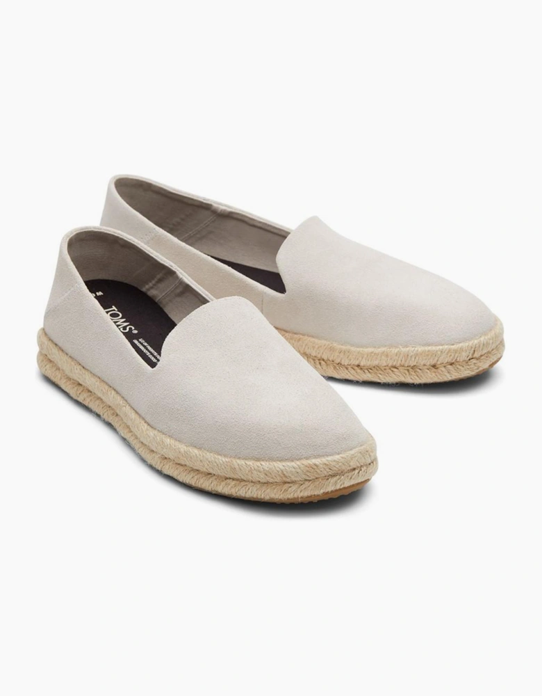Toms Santiago Suede Womens Shoes Putty