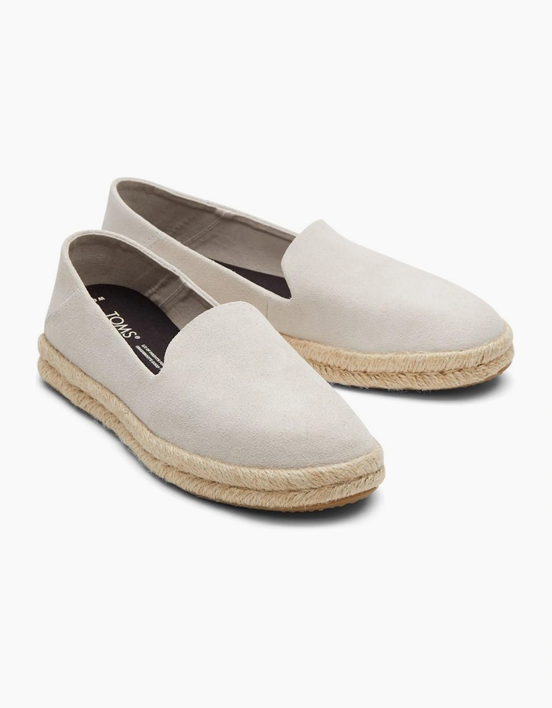 Toms Santiago Suede Womens Shoes Putty