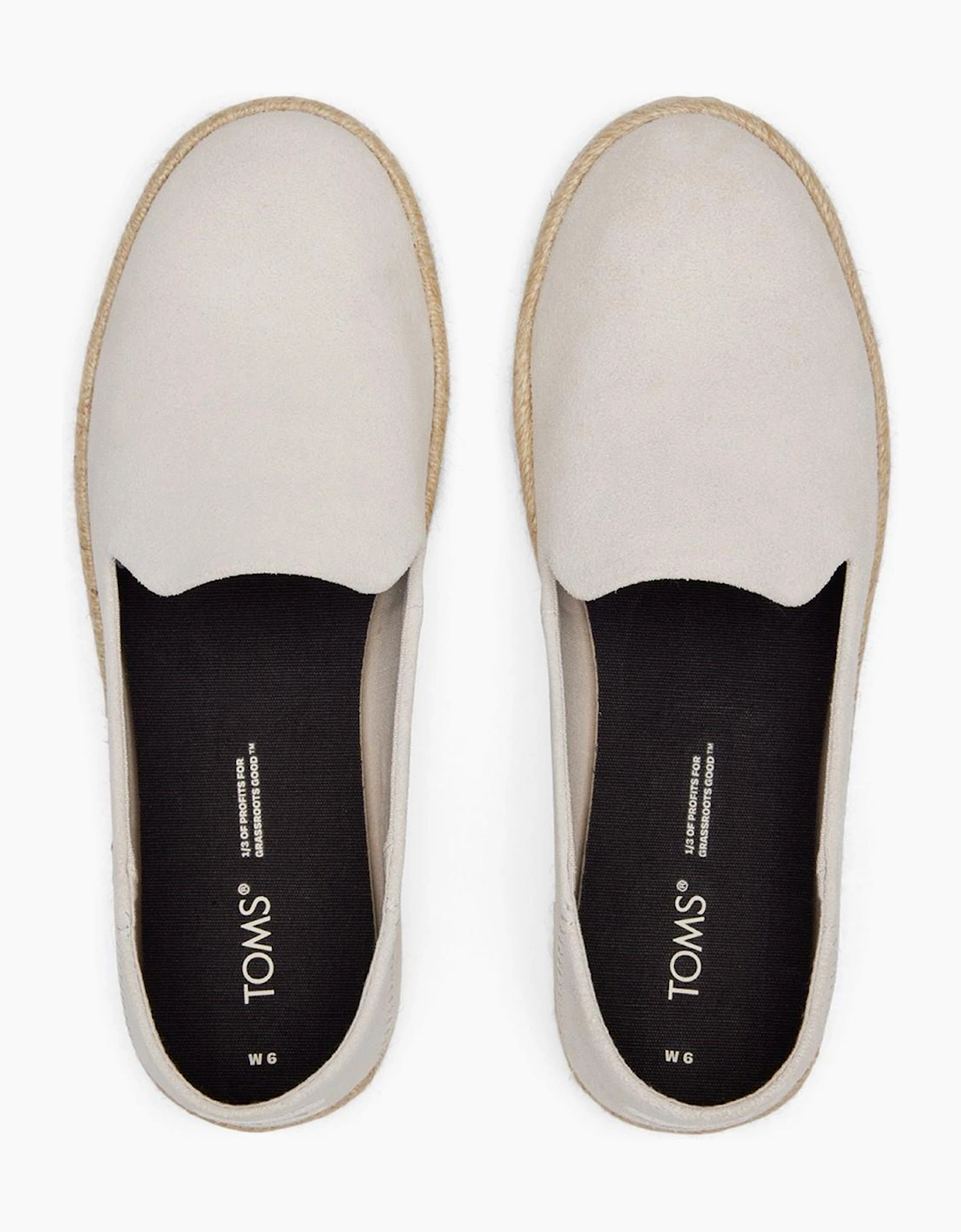 Toms Santiago Suede Womens Shoes Putty