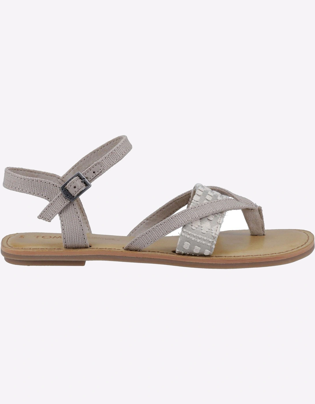 Toms Lexie Sandals Womens Tan Canvas