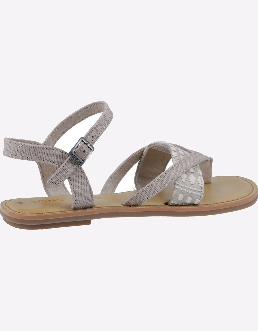 Toms Lexie Sandals Womens Tan Canvas