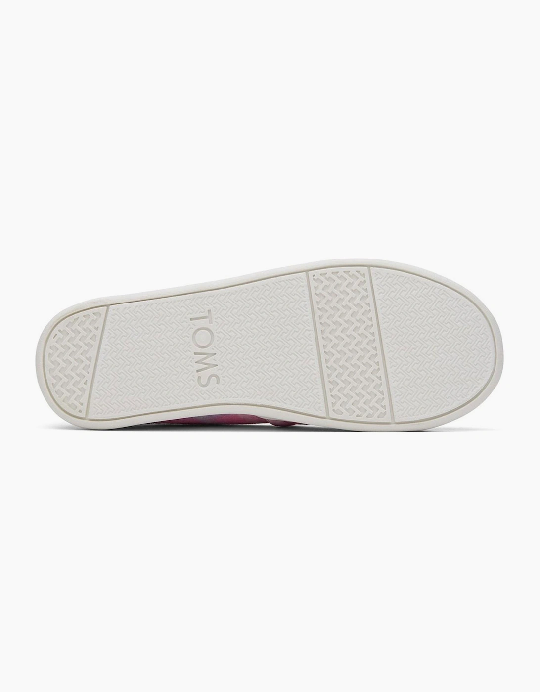 Toms Alpargata Junior Girls Shoes Neon Pink