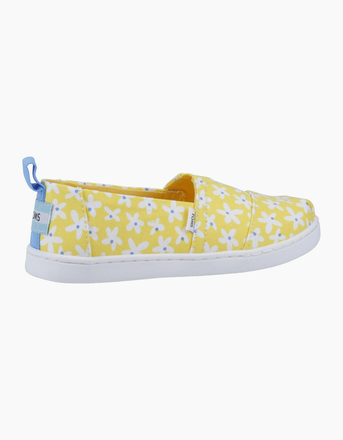 Toms Alpargata Junior Girls Shoes Sunny Yellow