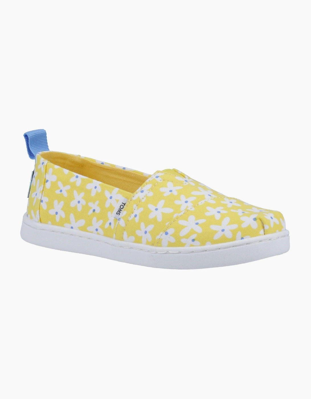 Toms Alpargata Junior Girls Shoes Sunny Yellow