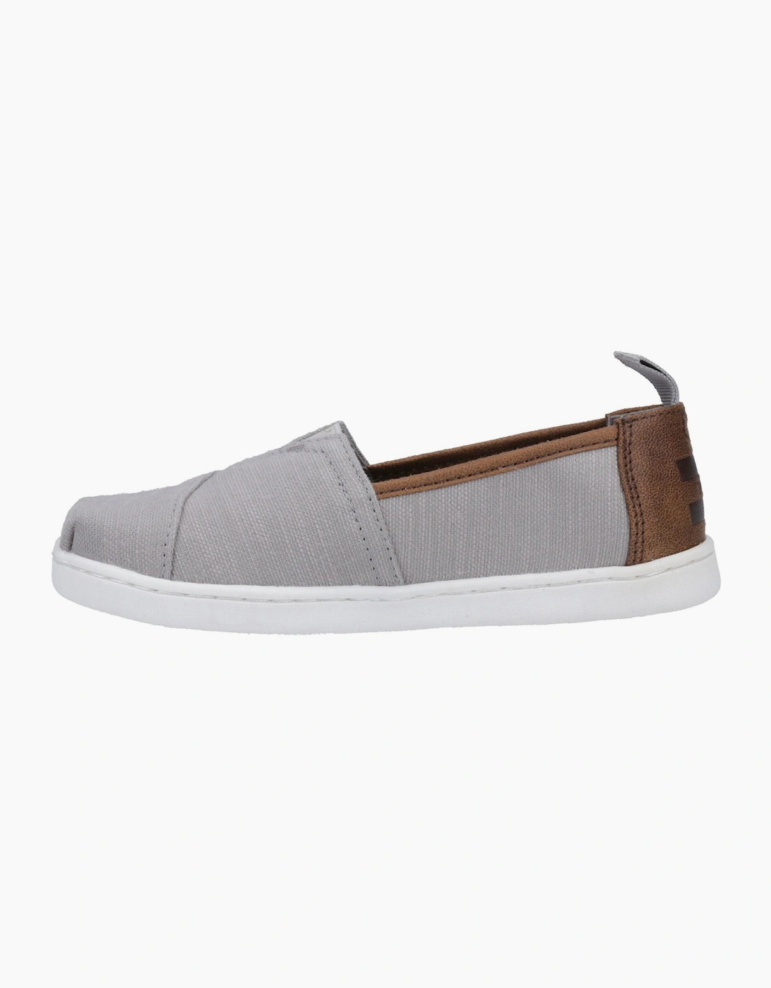 Toms Alpargata Junior Boys Shoes Drizzle Grey