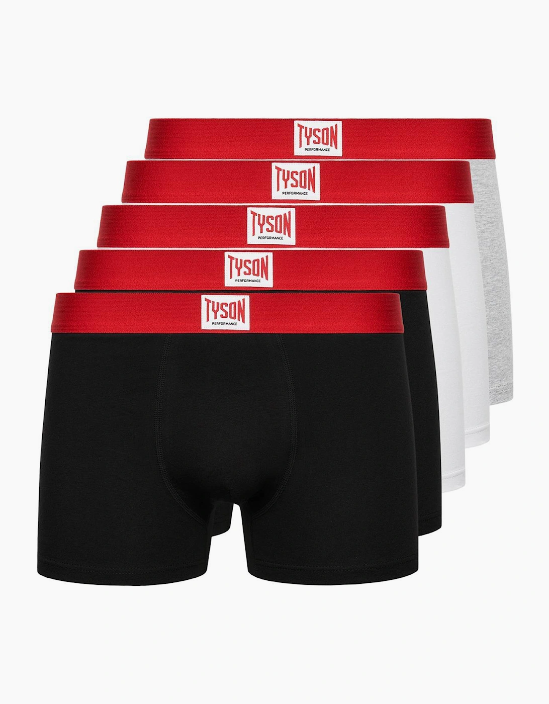 Tyson 5pk Boxer Shorts Mens Assorted