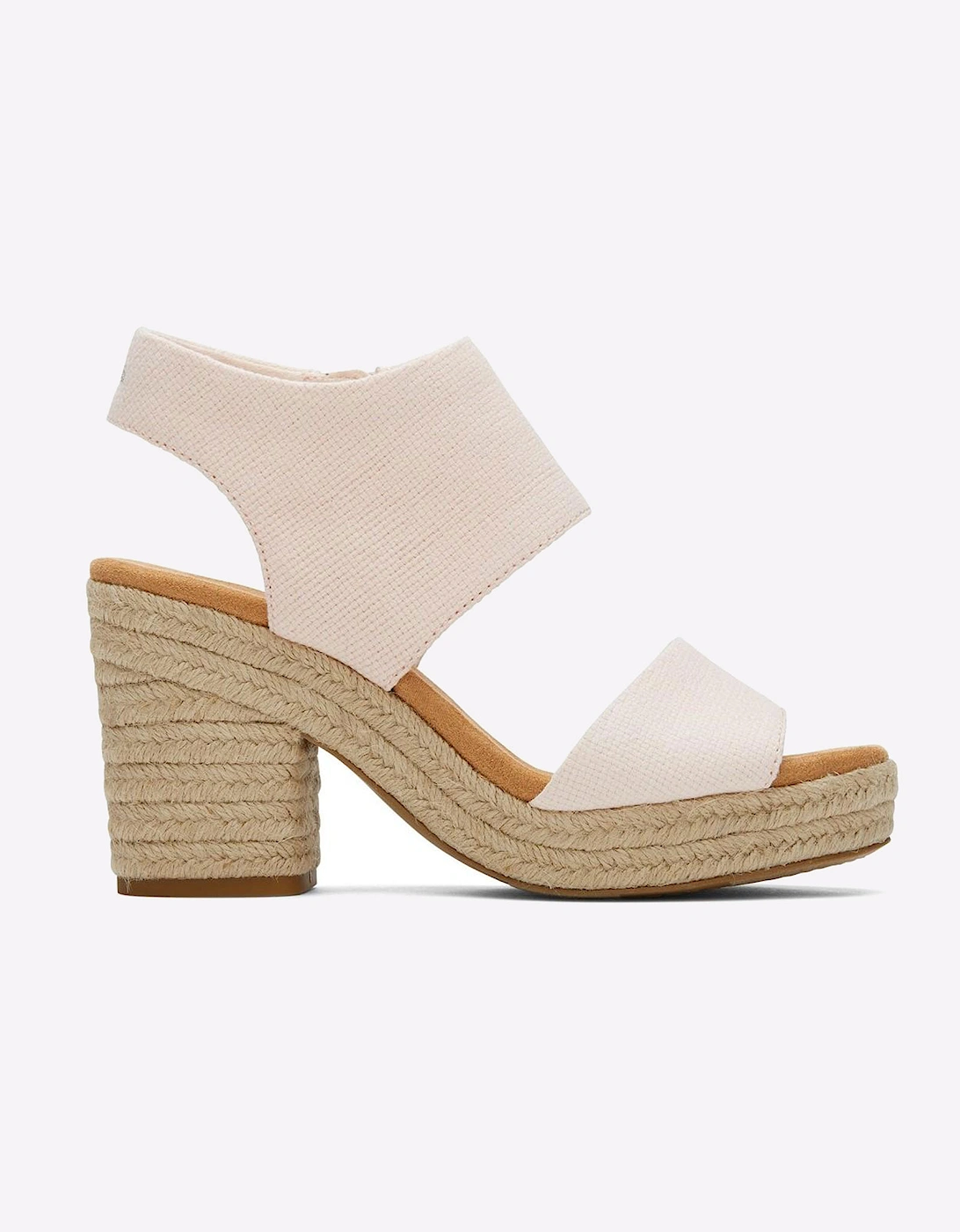 Toms Majorca Leather Womens Sandals Dusty Peach