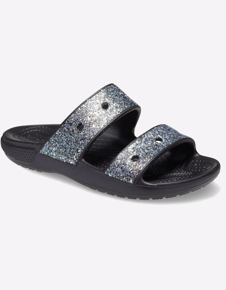 Crocs Classic Glitter Sandal Junior Black / Multi