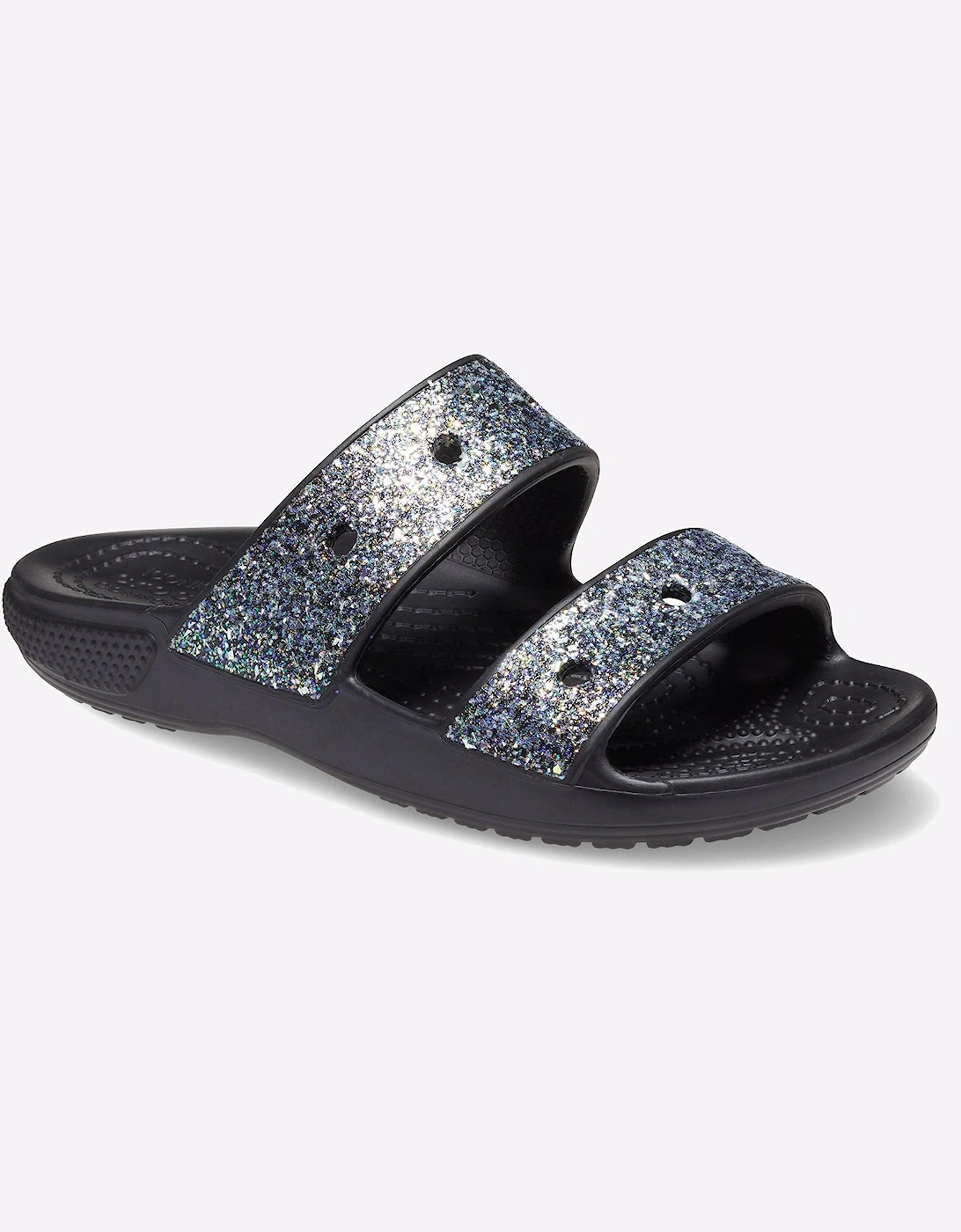 Crocs Classic Glitter Sandal Junior Black / Multi