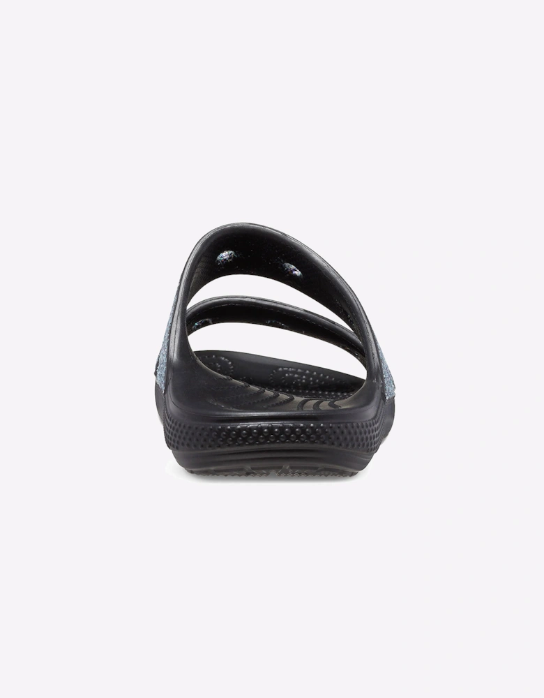 Crocs Classic Glitter Sandal Junior Black / Multi