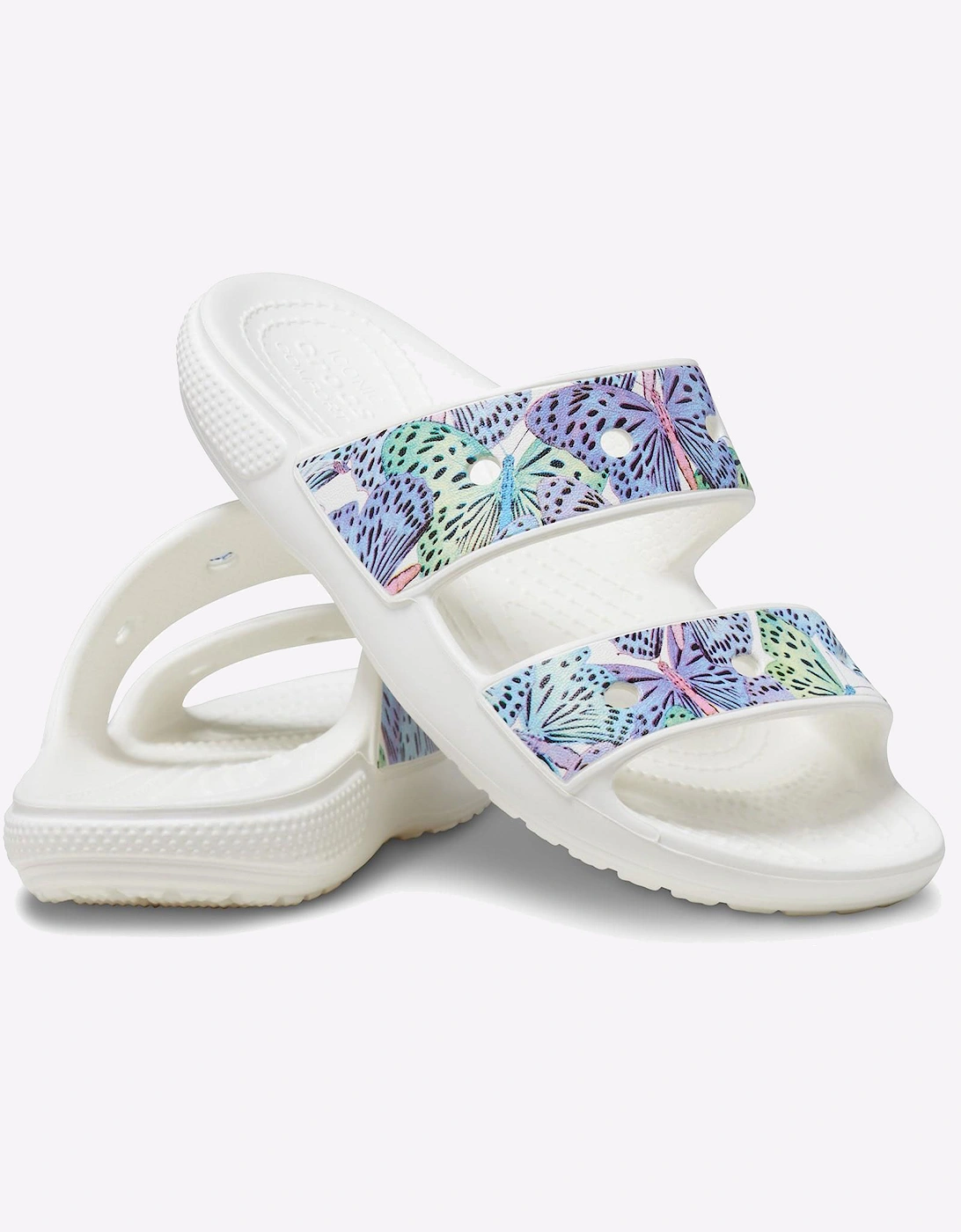 Crocs Classic Butterfly Sandal Junior White / Multi