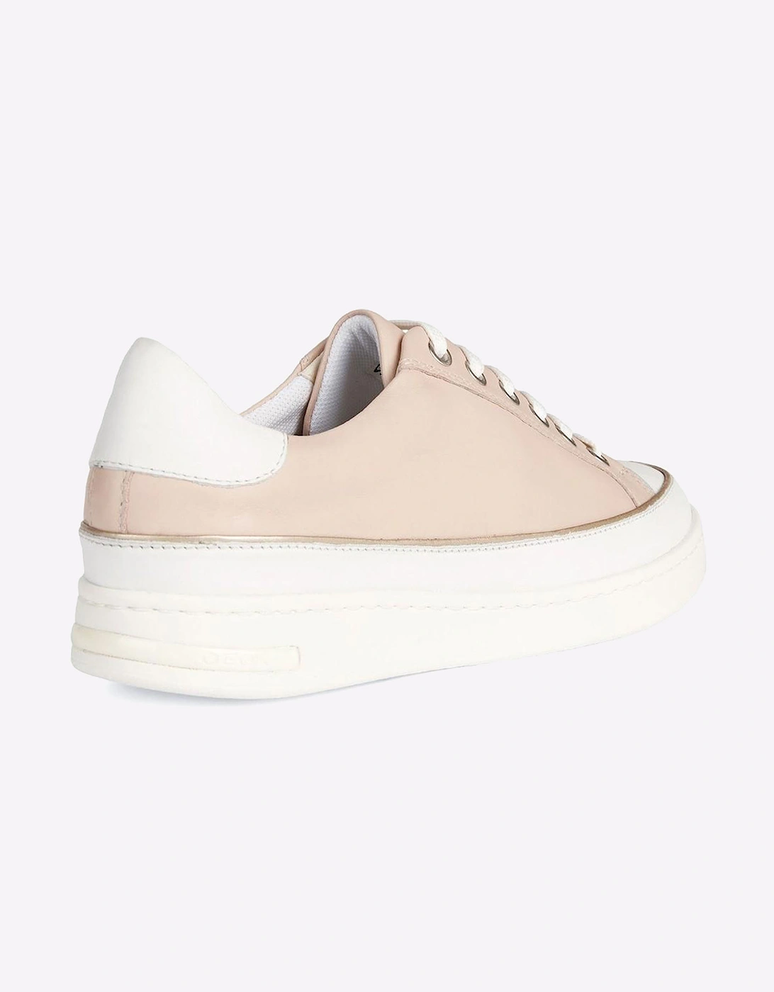 Geox D Jaysen A Womens Shoes Nude/White
