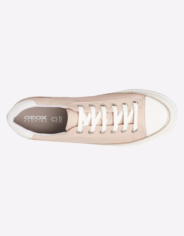 Geox D Jaysen A Womens Shoes Nude/White