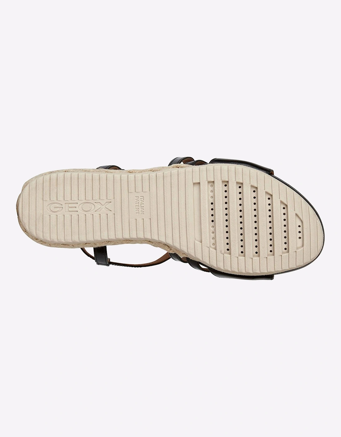 Geox D Ischia Corda A Sandals Womens Black