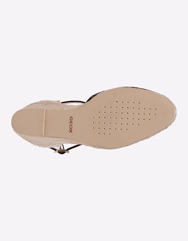 Geox D Gelsa A Sandals Womens Black