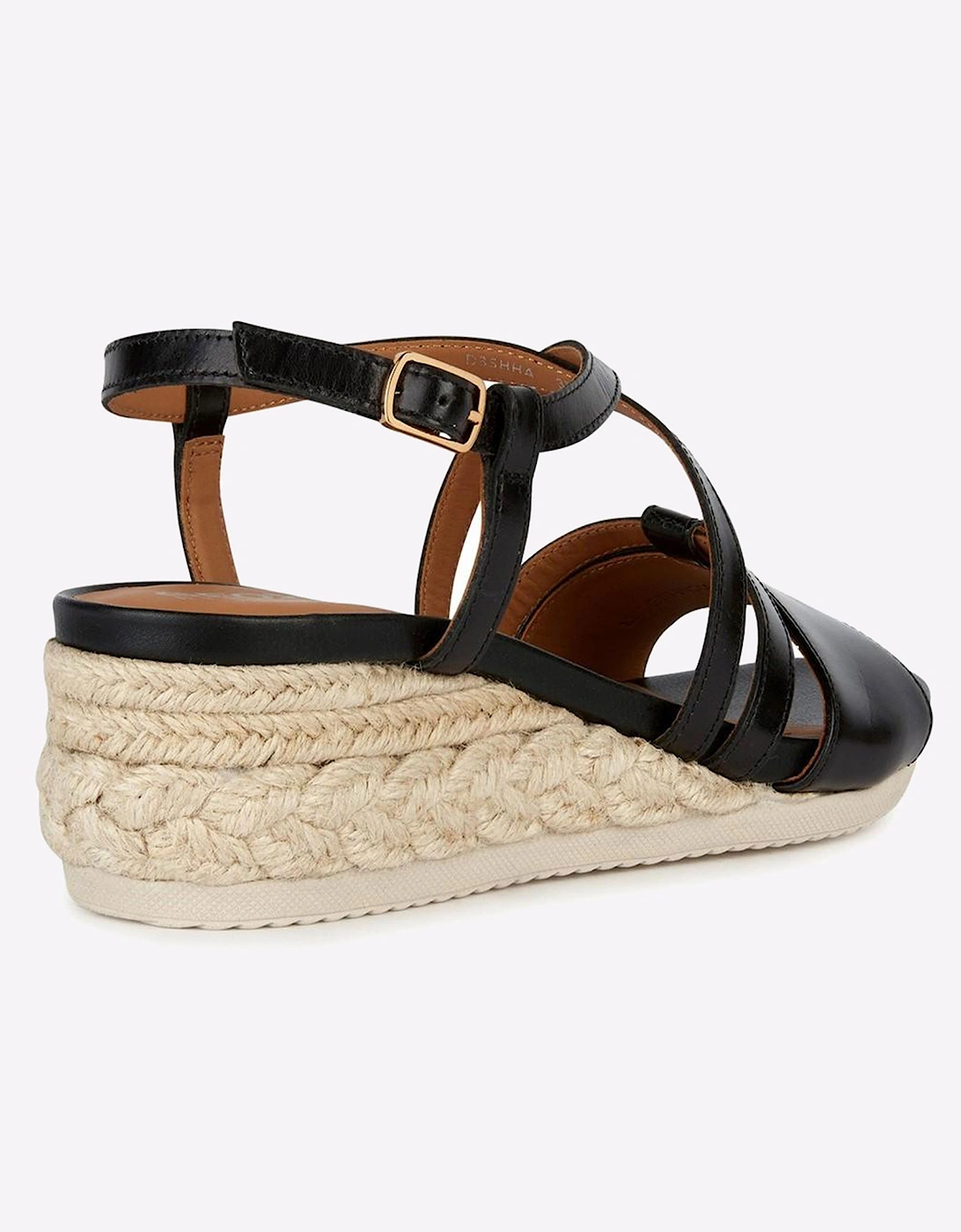 Geox D Ischia Corda A Sandals Womens Black