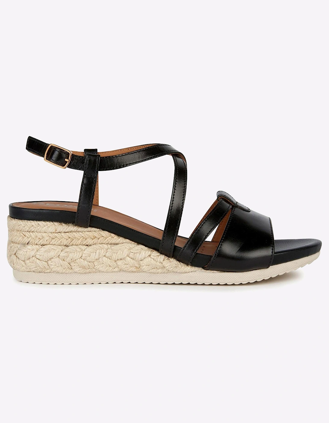 Geox D Ischia Corda A Sandals Womens Black