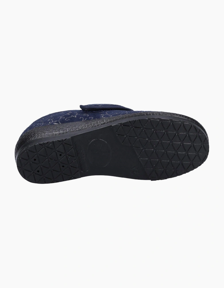 GBS Geraldine Wide Fit Slippers Womens Navy