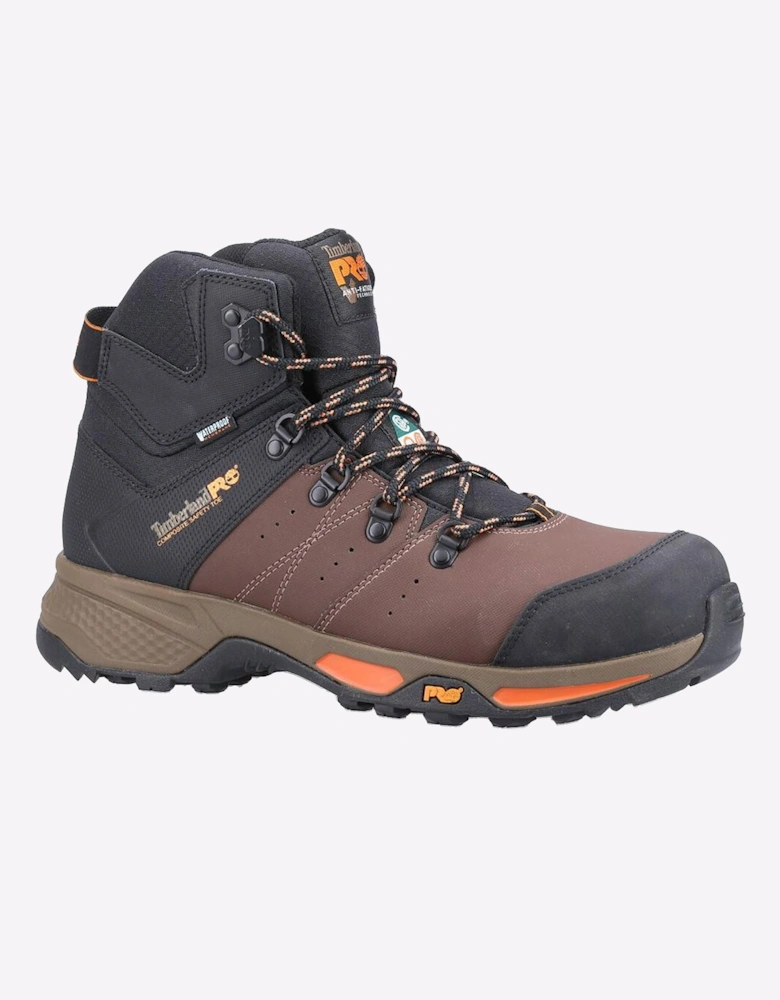Timberland Pro Switchback Waterproof Work Boot Mens Brown