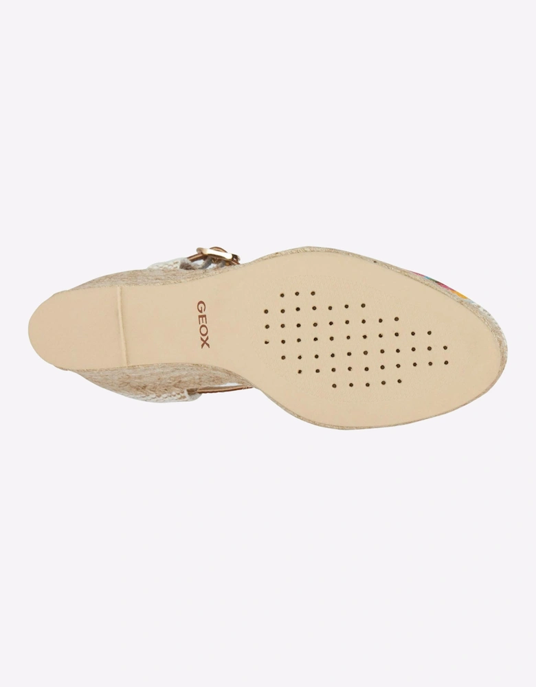 Geox D Gelsa A Sandals Womens Camel / Multi