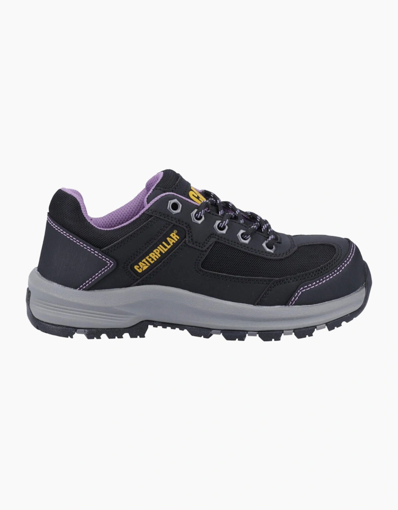 Caterpillar Safety Caterpillar Elmore Work Shoes Womens Black/Lilac