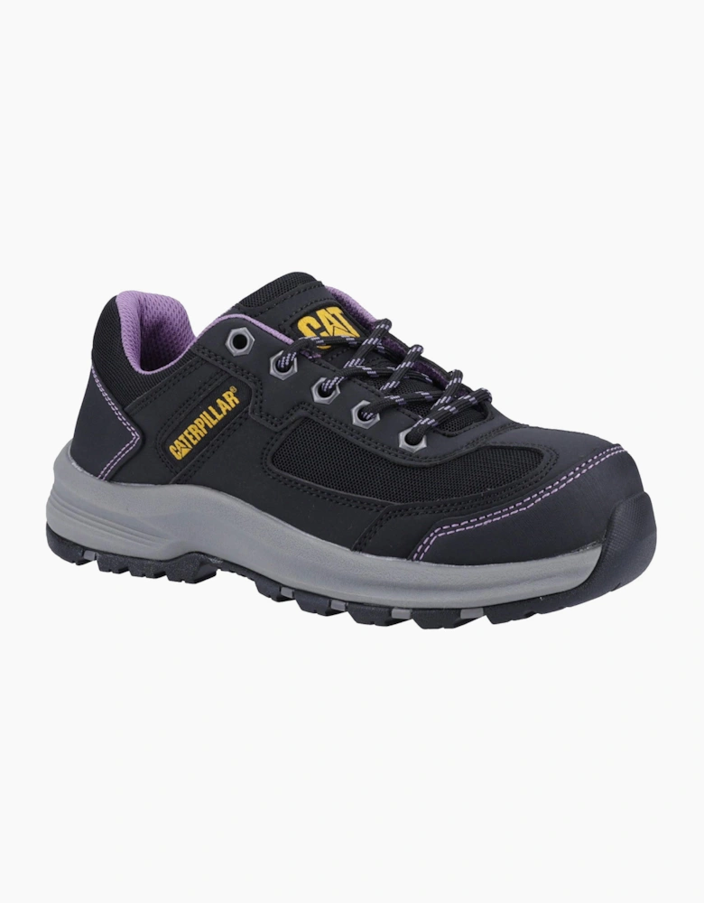 Caterpillar Safety Caterpillar Elmore Work Shoes Womens Black/Lilac