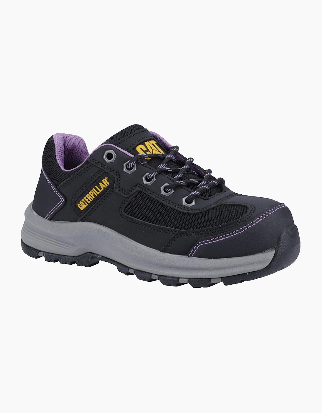 Caterpillar Safety Caterpillar Elmore Work Shoes Womens Black/Lilac