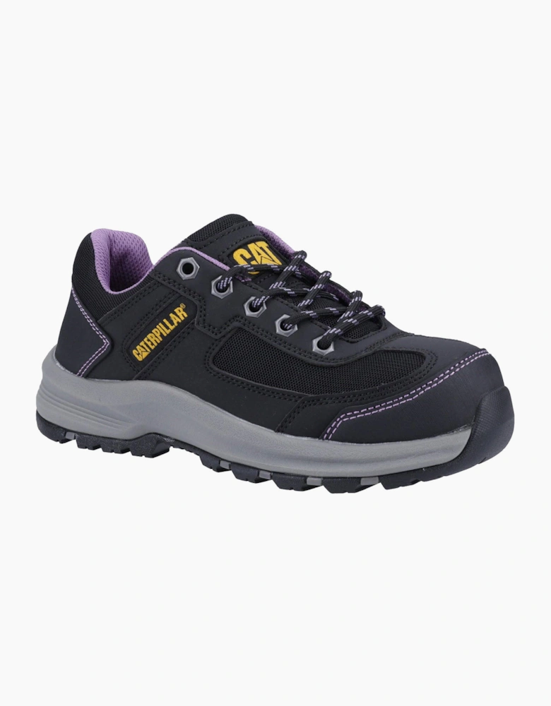 Caterpillar Safety Caterpillar Elmore Work Shoes Womens Black/Lilac