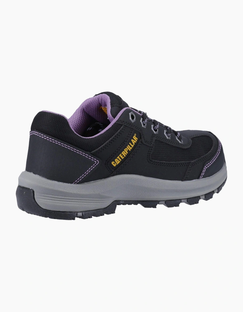 Caterpillar Safety Caterpillar Elmore Work Shoes Womens Black/Lilac